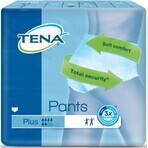 TENA PANTS PLUS EXTRA LARGE 1×12 piezas, braguita elástica absorbente, absorción 1440 ml, perímetro de cadera 120-160 cm