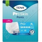 TENA PANTS PLUS EXTRA LARGE 1×12 piezas, braguita elástica absorbente, absorción 1440 ml, perímetro de cadera 120-160 cm