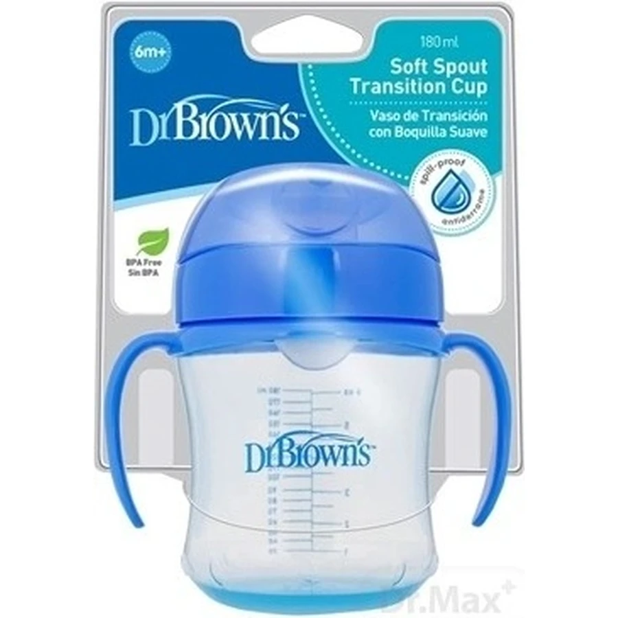 Tazza morbida per collutorio Dr.Brown 180ml da 6m blu 1×1 pz, tazza blu, 6m+