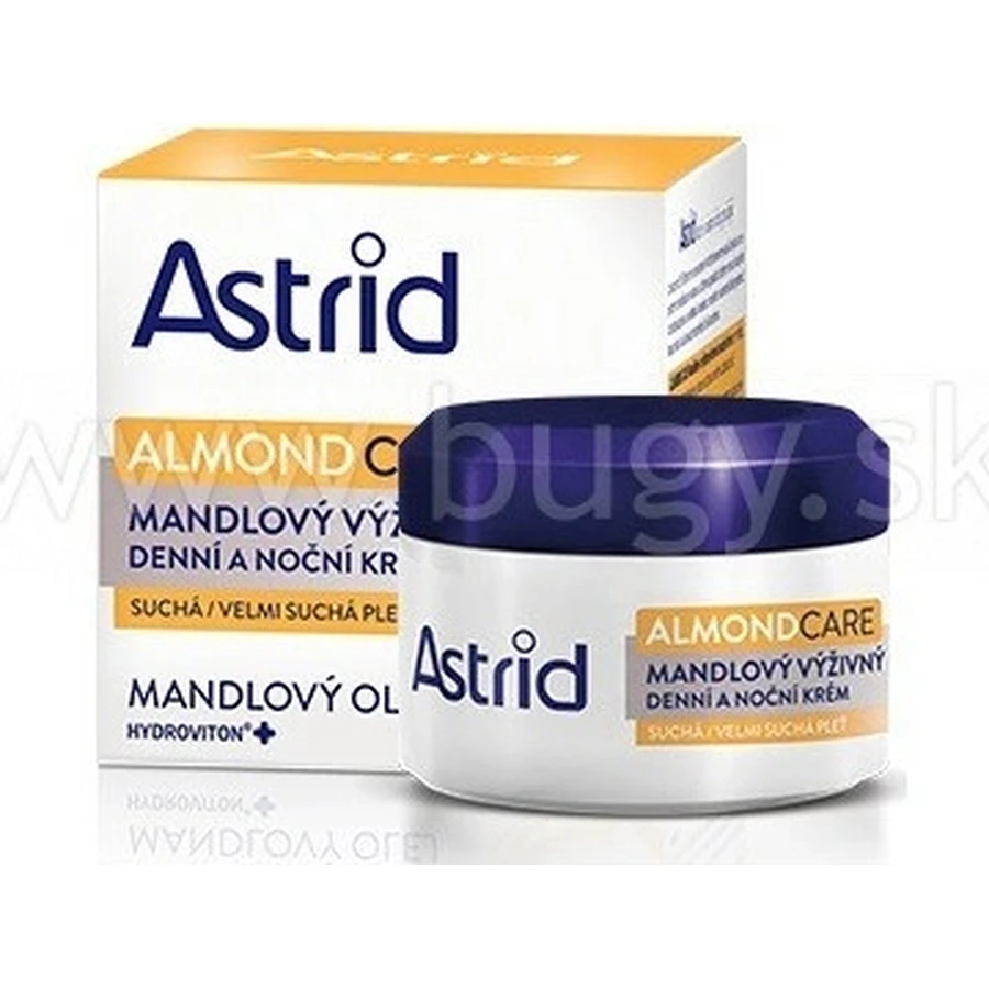 ASTRID ALMOND cremă hrănitoare de zi și de noapte pentru piele uscată și foarte uscată 50 ml 1×50 ml, cremă de mâini