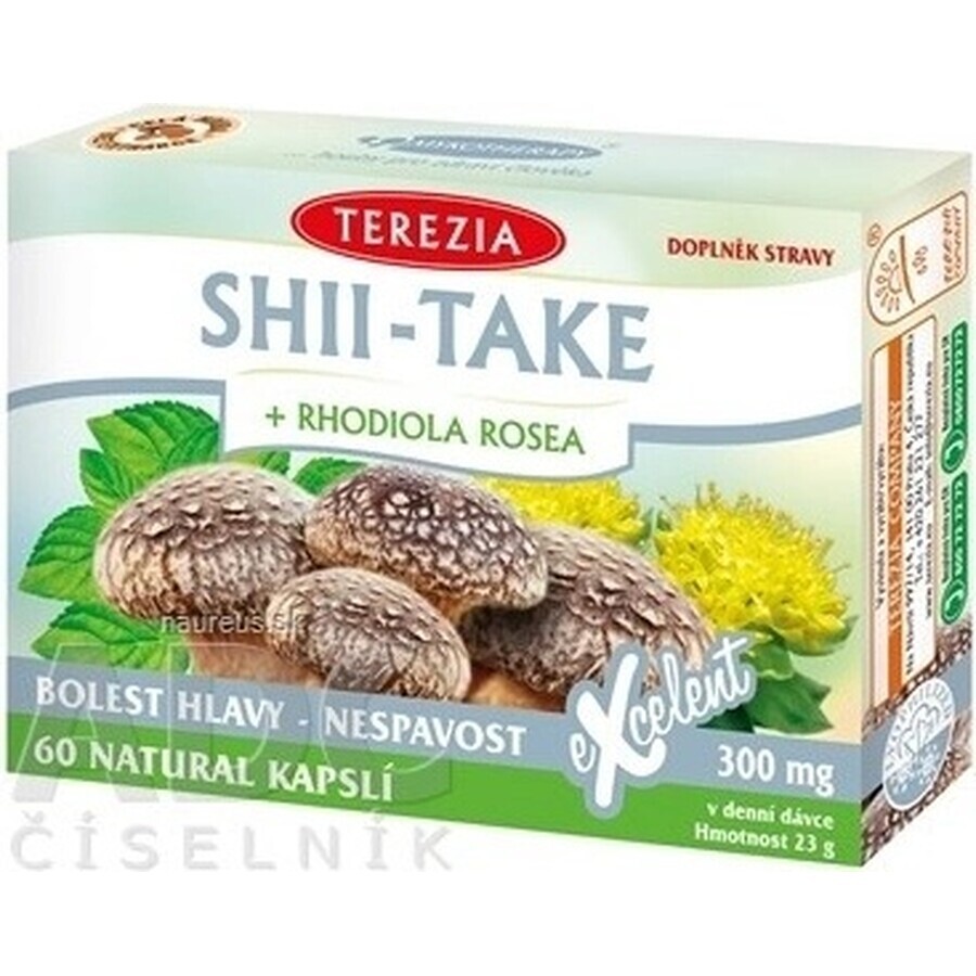 TEA THEREZIA SHII-TAKE + RHODIOLA ROSEA 1×60 cps, integratore alimentare