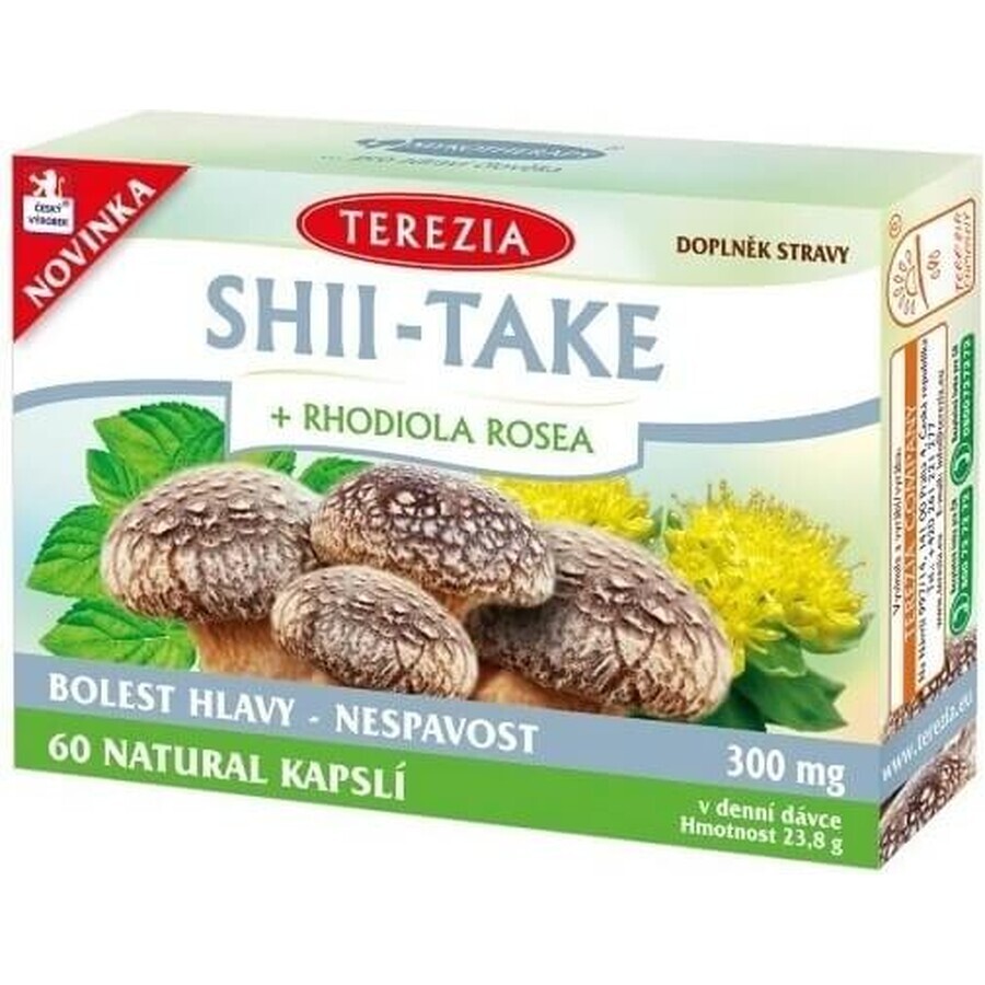 TEA THEREZIA SHII-TAKE + RHODIOLA ROSEA 1×60 cps, integratore alimentare