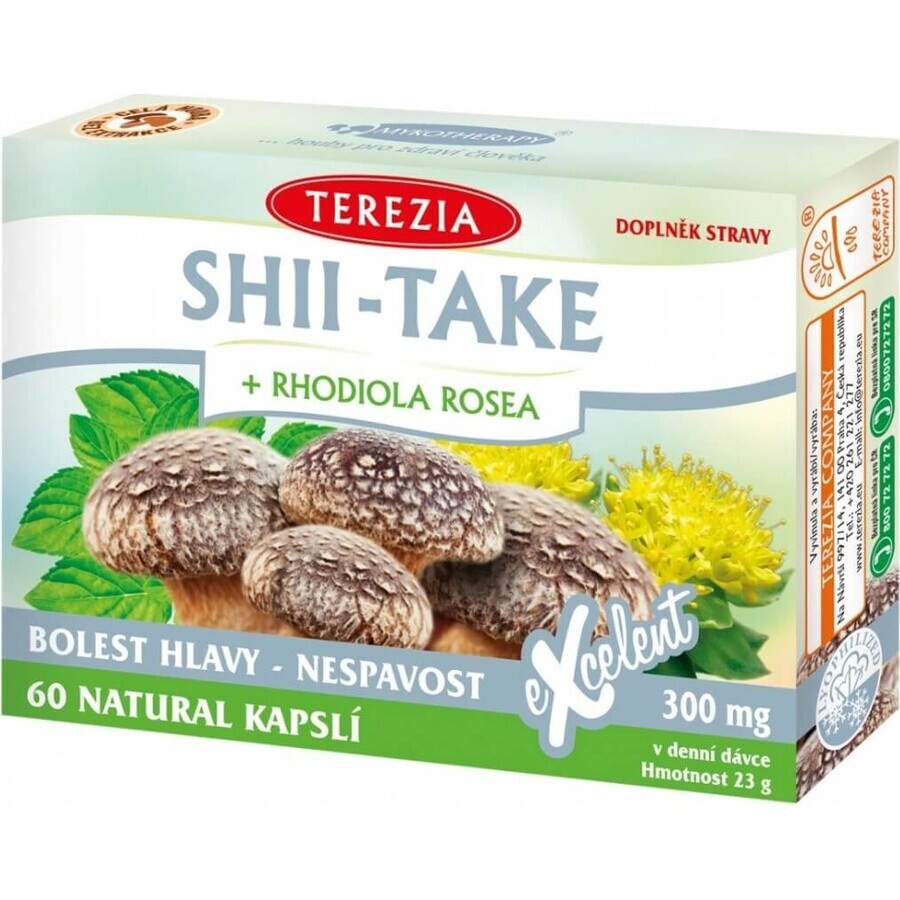 TEA THEREZIA SHII-TAKE + RHODIOLA ROSEA 1×60 cps, integratore alimentare