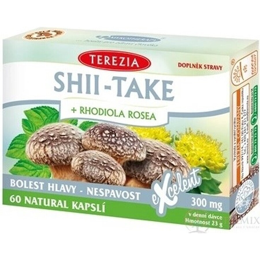 TEA THEREZIA SHII-TAKE + RHODIOLA ROSEA 1×60 cps, integratore alimentare