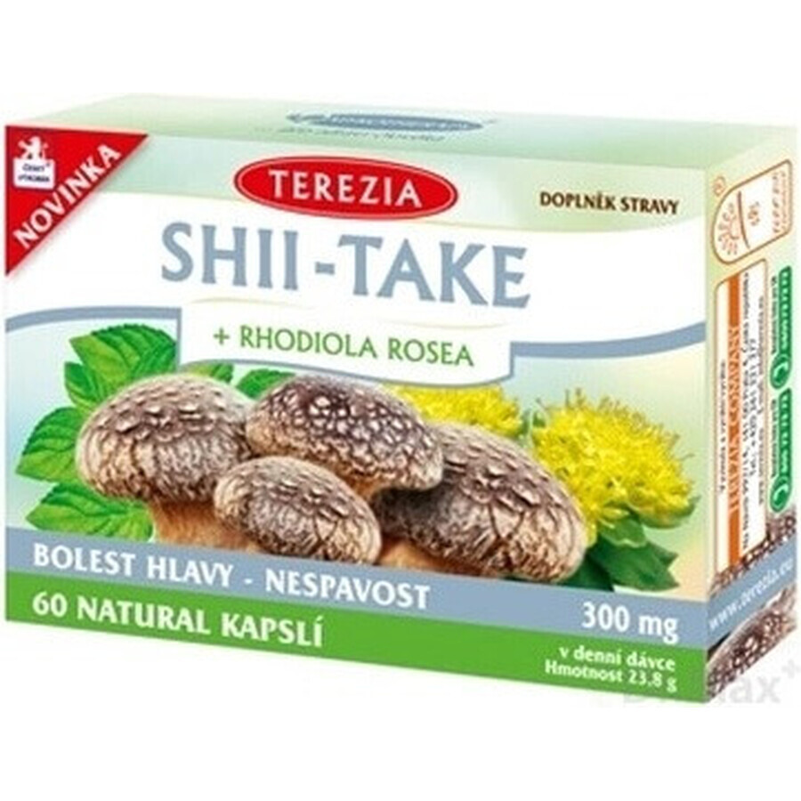 TEA THEREZIA SHII-TAKE + RHODIOLA ROSEA 1×60 cps, integratore alimentare