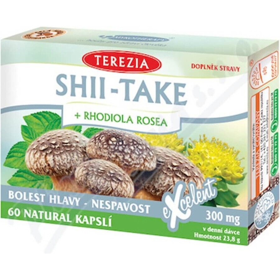 TEA THEREZIA SHII-TAKE + RHODIOLA ROSEA 1×60 cps, integratore alimentare