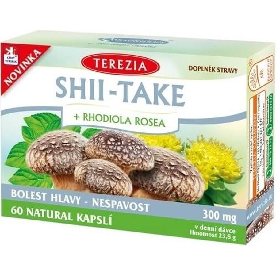 TEA THEREZIA SHII-TAKE + RHODIOLA ROSEA 1×60 cps, integratore alimentare