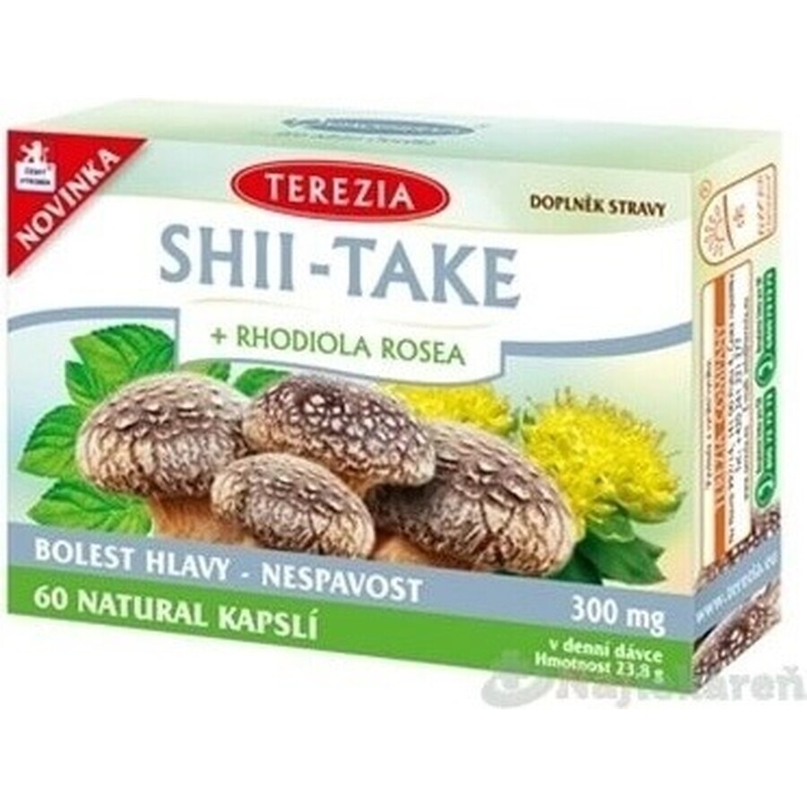 TEA THEREZIA SHII-TAKE + RHODIOLA ROSEA 1×60 cps, integratore alimentare