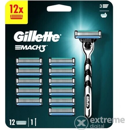 Gillette Mach3 Special Pack Radea + 12nh 1×1 pz.