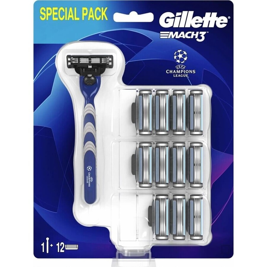 Gillette Mach3 Special Pack Radea + 12nh 1×1 pz.