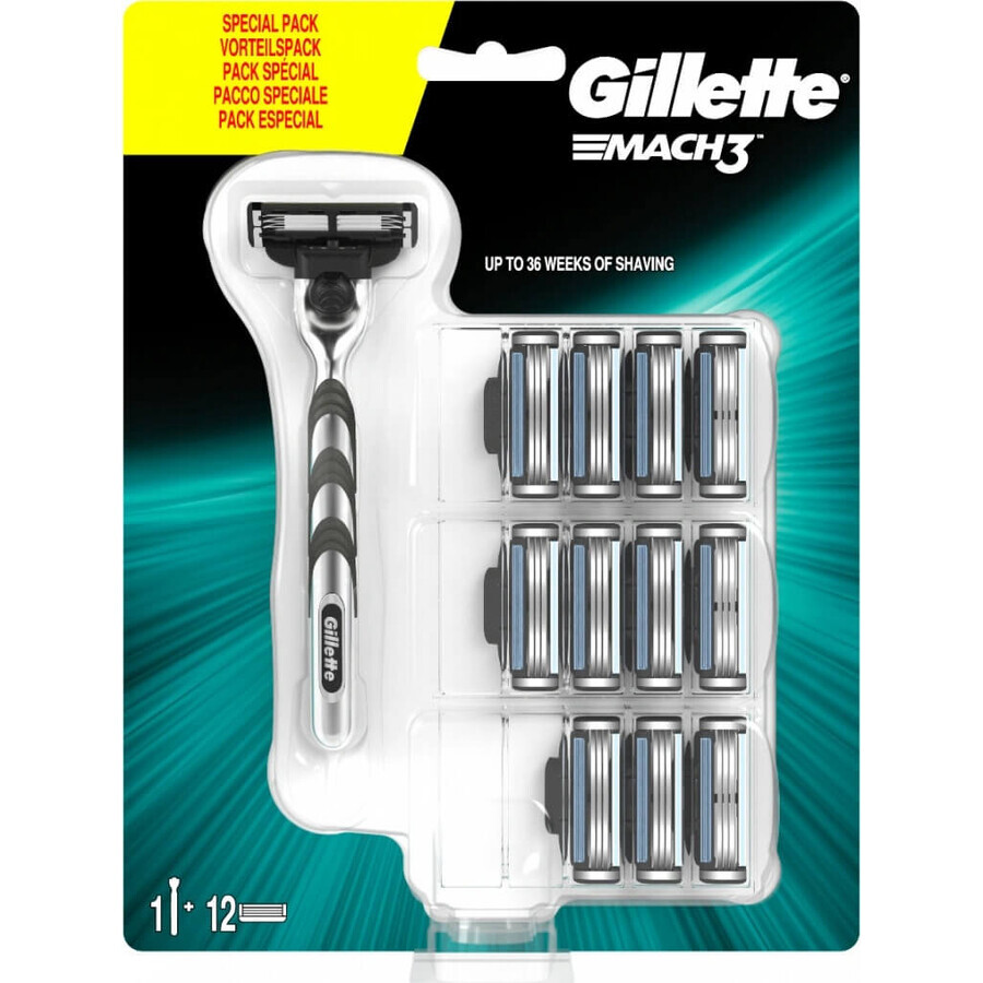 Gillette Mach3 Special Pack Radea + 12nh 1×1 pz.