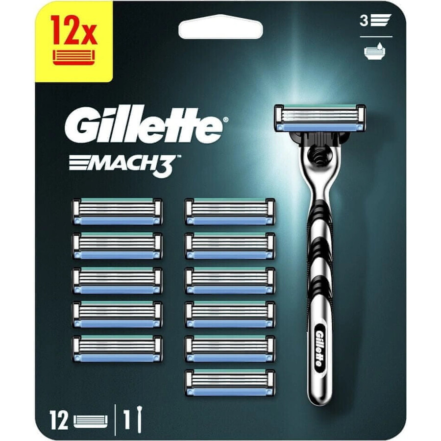 Gillette Mach3 Special Pack Radea + 12nh 1×1 pz.