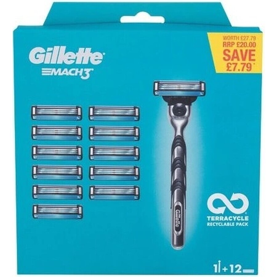 Gillette Mach3 Special Pack Radea + 12nh 1×1 pz.