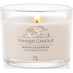 Yankee Candle - Candela votiva in vetro Warm Cashmere 1×37 g, candela profumata