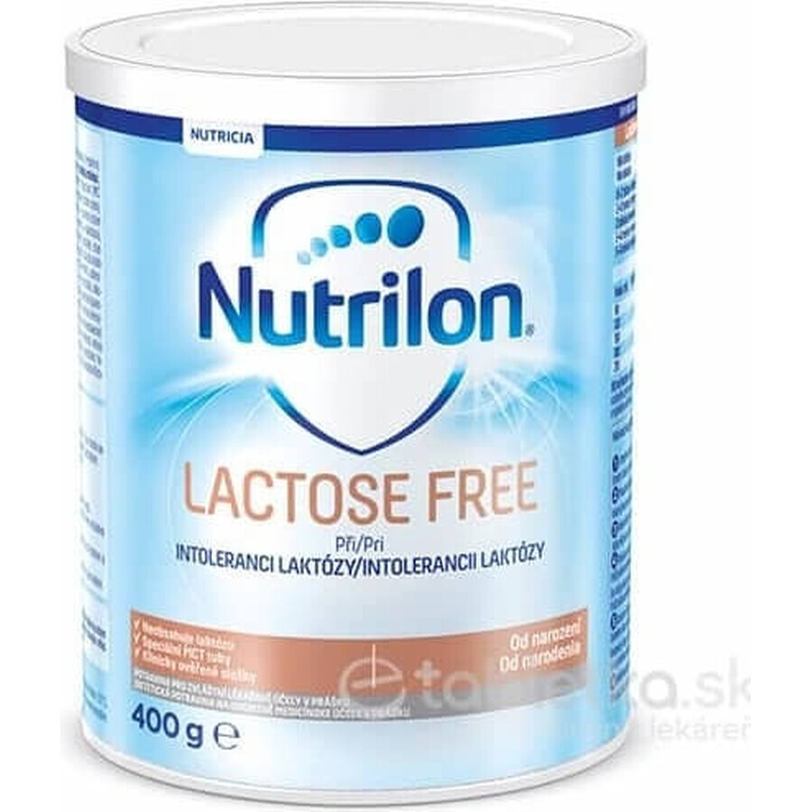 Nutrilon LACTOSE FREE 1×400 g, formulă de lapte, de la naștere