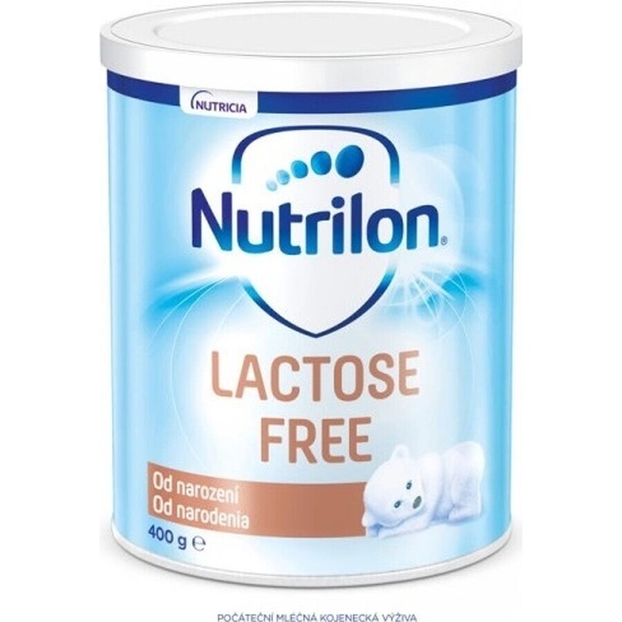 Nutrilon LACTOSE FREE 1×400 g, formulă de lapte, de la naștere