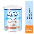 Nutrilon LACTOSE FREE 1×400 g, formulă de lapte, de la naștere