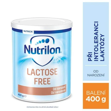 Nutrilon SIN LACTOSA 1×400 g, leche maternizada, desde el nacimiento