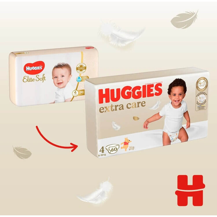 HUGGIES Elite Soft 4 Diapers 33 pcs 1×1 pcs