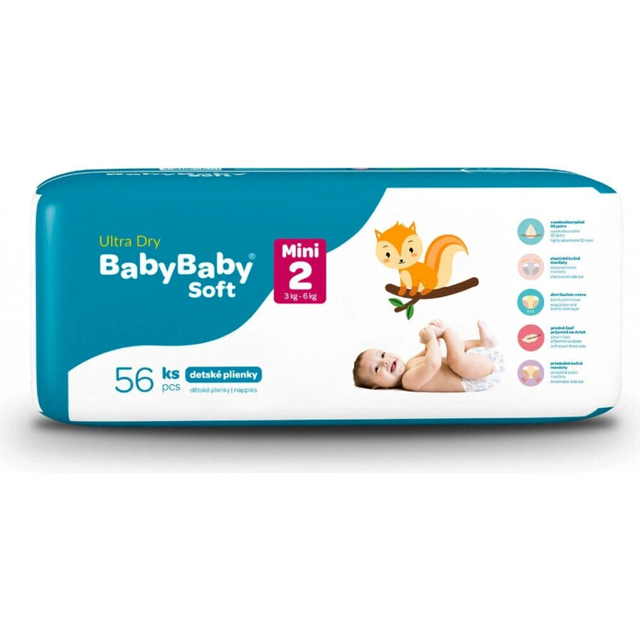 HUGGIES Ultra Comfort Jumbo 3 56 Stück 1×1 Stück