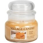 Village Candle Vela Perfumada en Botella - Mantequilla de Arce - Jarabe de Arce, pequeña 1×1 ud, vela perfumada