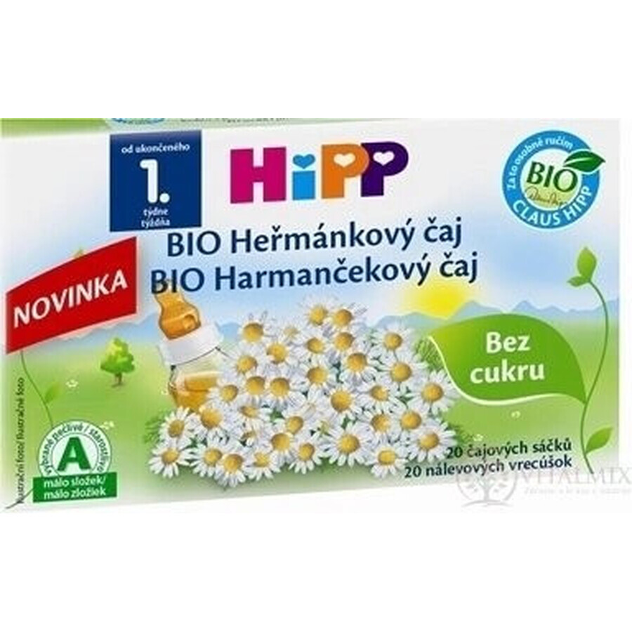 HiPP Camomilla biologica 20×1,5 g, camomilla