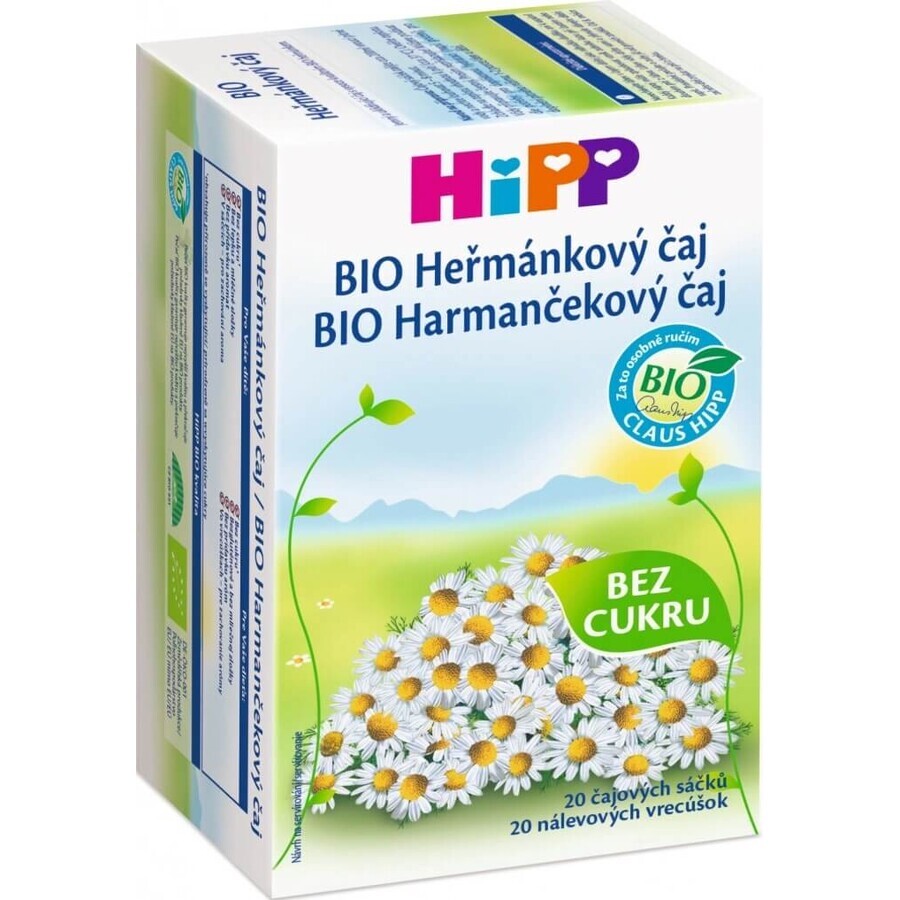 HiPP Camomilla biologica 20×1,5 g, camomilla