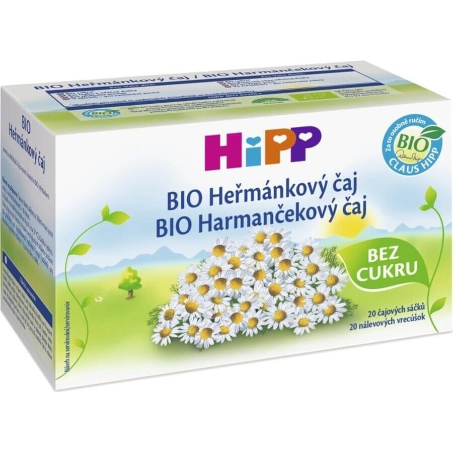 HiPP Camomilla biologica 20×1,5 g, camomilla