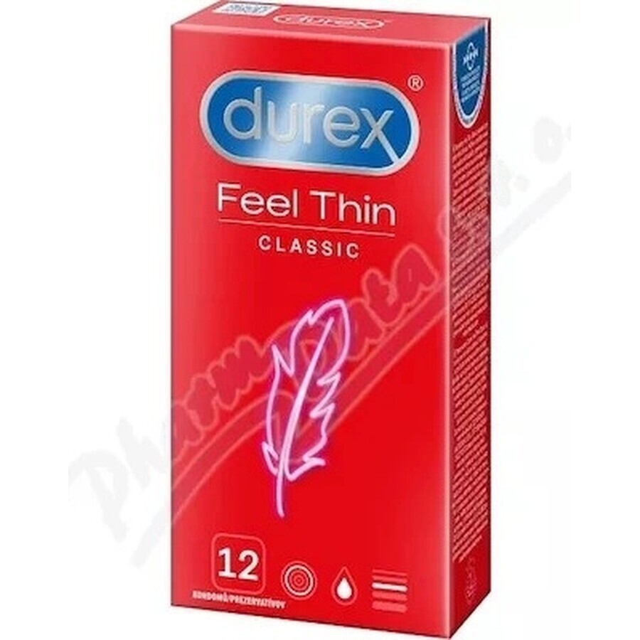 DUREX Feel Thin Classic 1×12 buc, prezervative