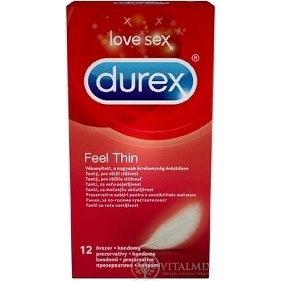 DUREX Feel Thin Classic 1×12 buc, prezervative