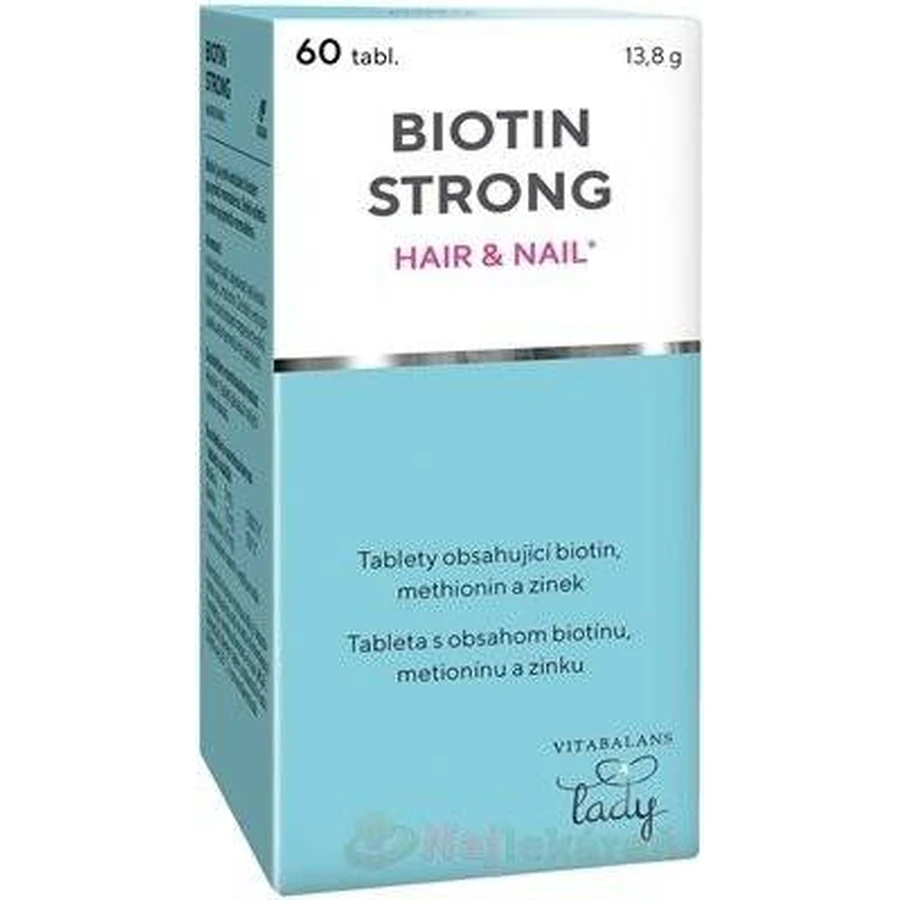 Vitabalans BIOTIN BIOTIN STRONG HAIR&NAIL 1×60 tbl, food supplement
