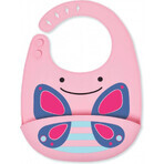 Zoo silicon bib Butterfly 1×1 buc, silicon bib