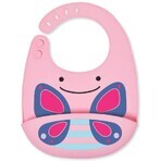 Zoo silicon bib Butterfly 1×1 buc, silicon bib