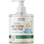 Wooden Spoon Baby Shower Gel/Shampooing 2in1 fragrance free 300ml 1×300ml, baby shower gel