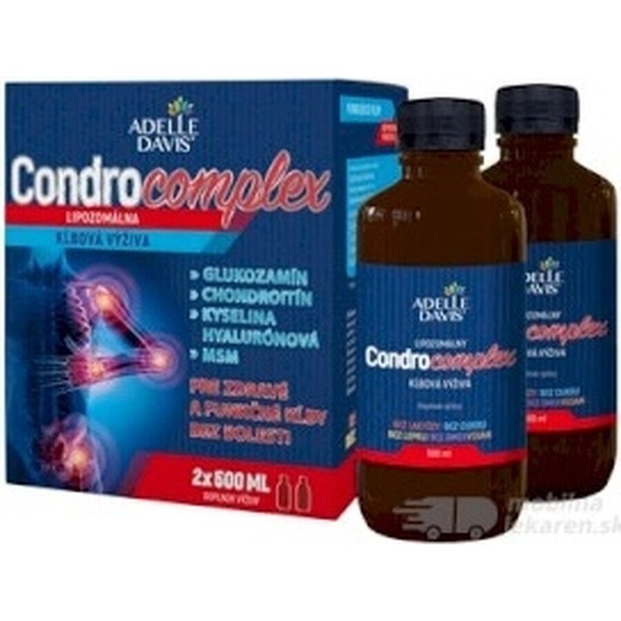 Adelle Davis CONDROCOMPLEX Liposomal Joint Nutrition 2×500 ml, complemento alimenticio