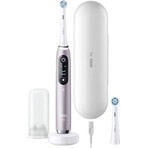 Oral B EK iO Series 9 Rose Quartz + portacepillos + estuche de viaje 1×1 set, cepillo de dientes electrónico