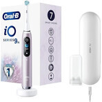 Oral B EK iO Series 9 Rose Quartz + portacepillos + estuche de viaje 1×1 set, cepillo de dientes electrónico