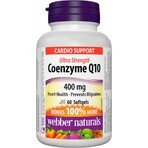 WEBBER NATURALS Coenzima Q10 400 mg EXTRA FUERTE 1×60 cps, complemento alimenticio