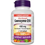 WEBBER NATURALS Coenzima Q10 400 mg EXTRA FUERTE 1×60 cps, complemento alimenticio