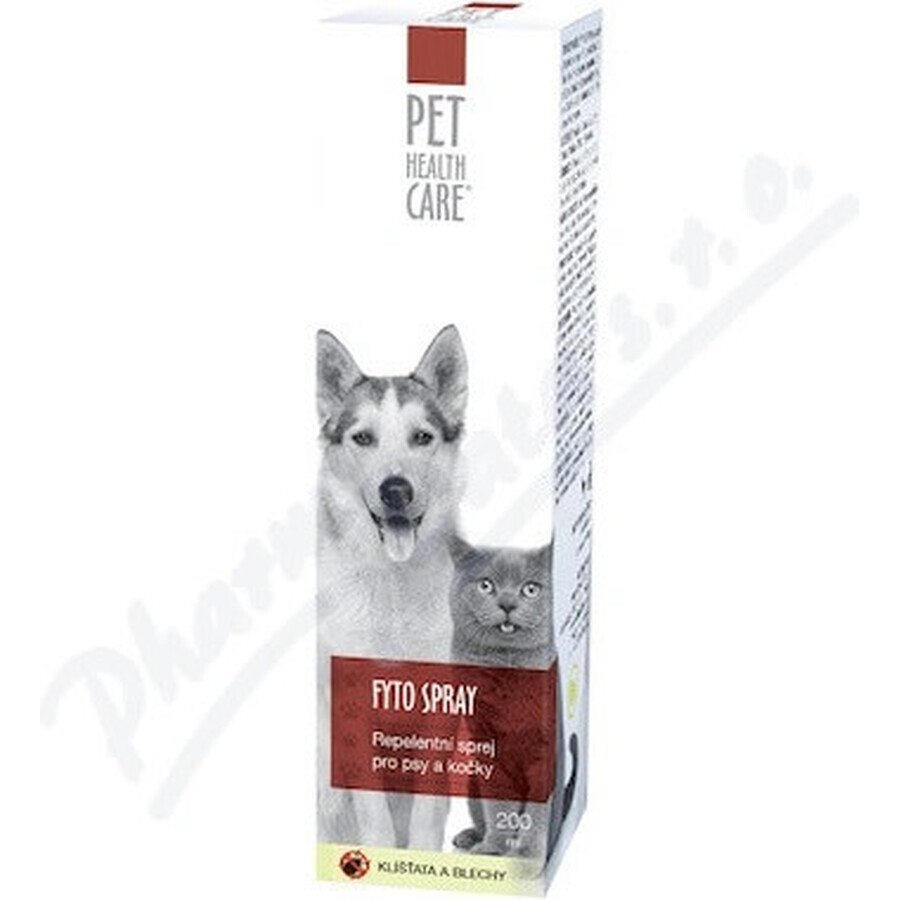 PET HEALTH CARE FYTO SPRAY 1×200 ml, afweermiddel voor honden en katten