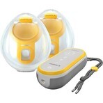 Medela Double Freestyle™ Extractor de leche eléctrico manos libres 1×1, extractor de leche eléctrico.