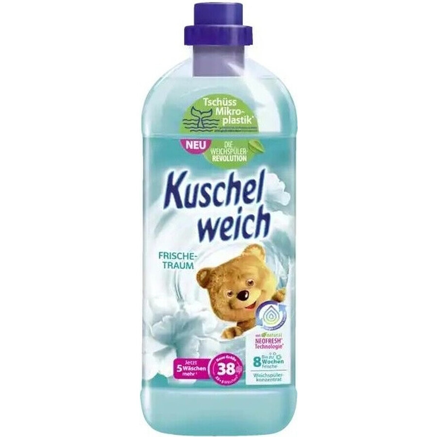 Balsamo per bucato Kuschelweich - Fresh Dream (turchese), 38 lavaggi 1×1 l, balsamo per tessuti