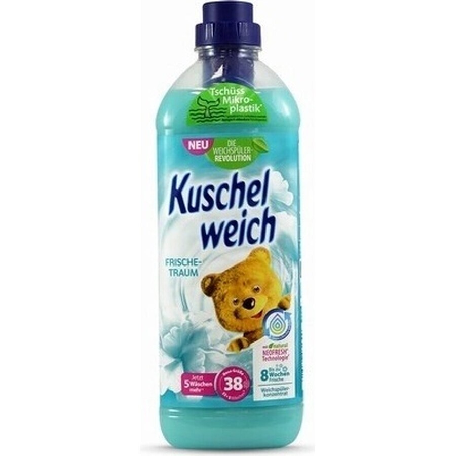 Balsamo per bucato Kuschelweich - Fresh Dream (turchese), 38 lavaggi 1×1 l, balsamo per tessuti