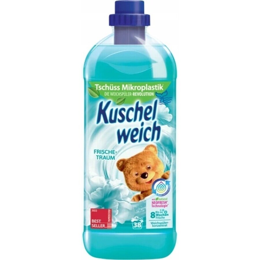 Balsamo per bucato Kuschelweich - Fresh Dream (turchese), 38 lavaggi 1×1 l, balsamo per tessuti