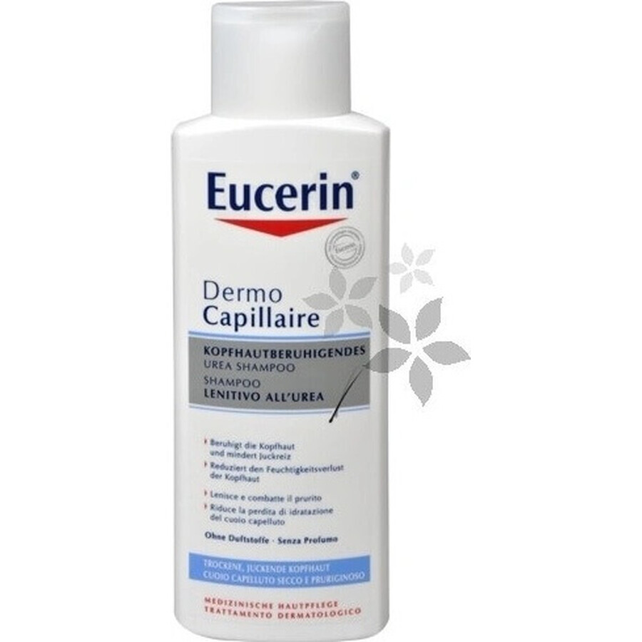 Eucerin DermoCapillaire Champú 5% Urea 1×250 ml para piel seca