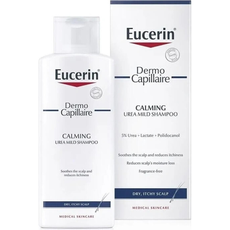 Eucerin DermoCapillaire Champú 5% Urea 1×250 ml para piel seca