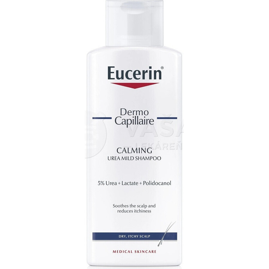 Eucerin DermoCapillaire Champú 5% Urea 1×250 ml para piel seca