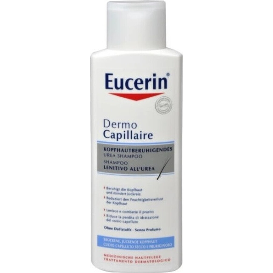 Eucerin DermoCapillaire Champú 5% Urea 1×250 ml para piel seca