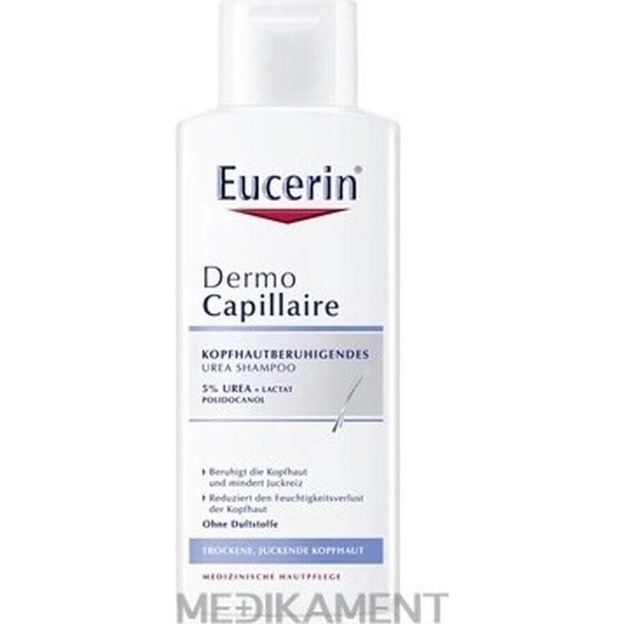 Eucerin DermoCapillaire Champú 5% Urea 1×250 ml para piel seca