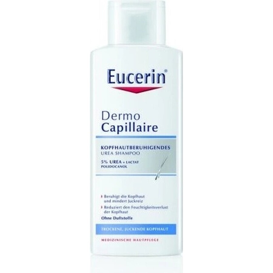 Eucerin DermoCapillaire Champú 5% Urea 1×250 ml para piel seca